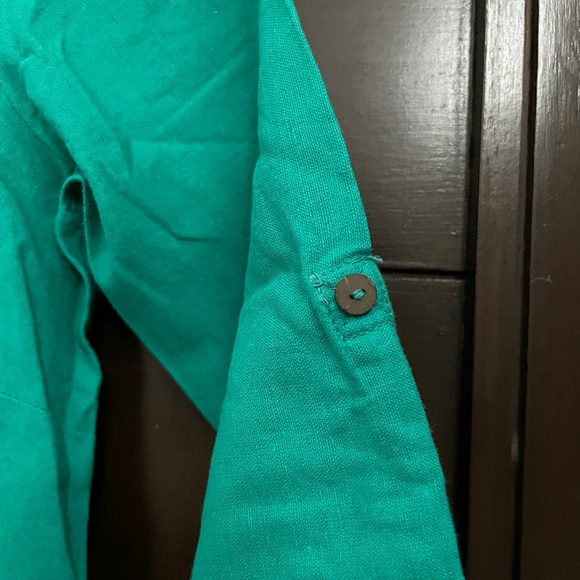 Green Cotton Kurti - Picture 7 of 12